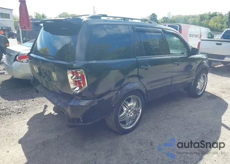 2006 Honda Pilot Ex-L из США, поврежденный, VIN 2HKYF18506H529029